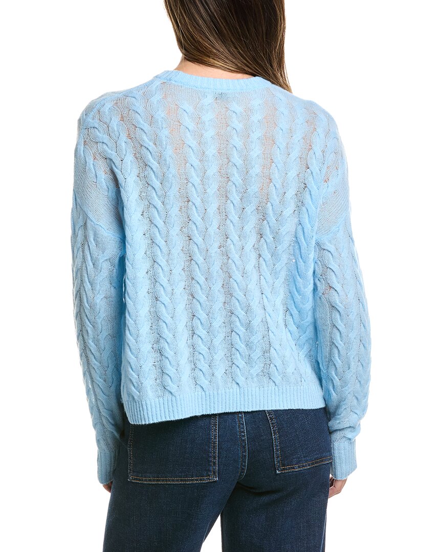Alashan Cashmere | Womens | Marni Cable 100% Cashmere Sweater | Blue