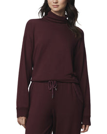 Splendid | Womens | Supersoft Trim Turtleneck Top | Pink