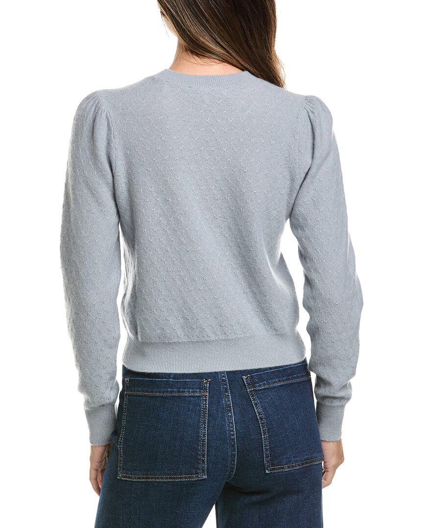 FRAME Denim | Womens | The Pointelle Cashmere Sweater | Grey