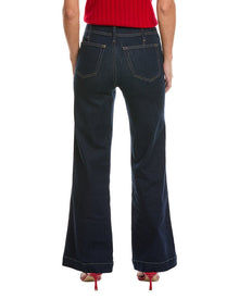 FRAME Denim | Womens | Rinse The Seamed Wide Trouser Jean | Blue
