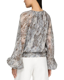 Lafayette 148 New York | Womens | Gathered Detail Blouse | White