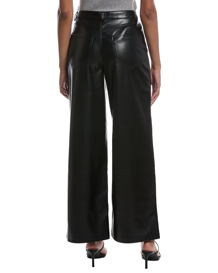 Z SUPPLY | Womens | Marli Wide Leg Leather Pant | Black