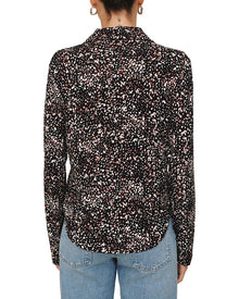 Bella Dahl | Womens | Button Up Knit Top | black multi