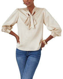 J.McLaughlin | Womens | Vienna Blouse | Tan