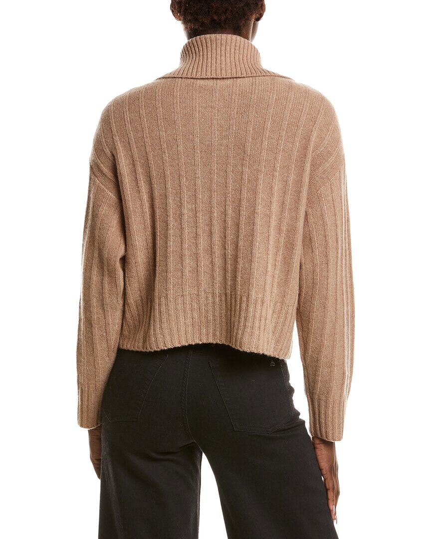 NAADAM | Womens | Premium 100% Cashmere Reversible Collared Cardigan | Brown