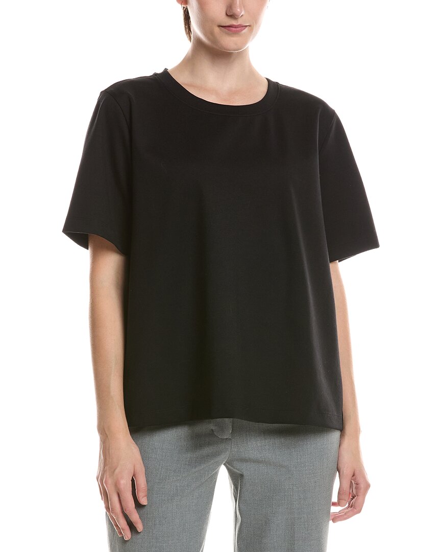 EILEEN FISHER | Womens | Ponte T-Shirt | Black