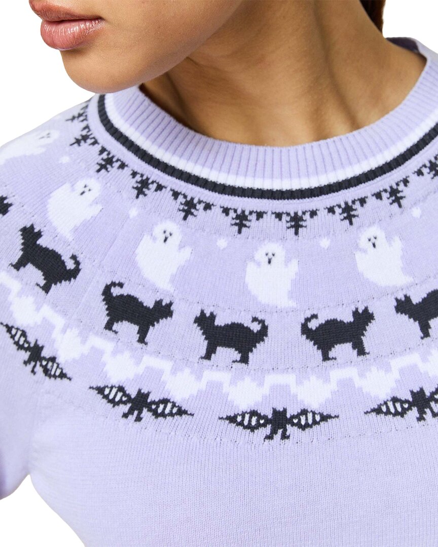 Rowing Blazers | Womens | Halloween Fairisle Sweater | Purple