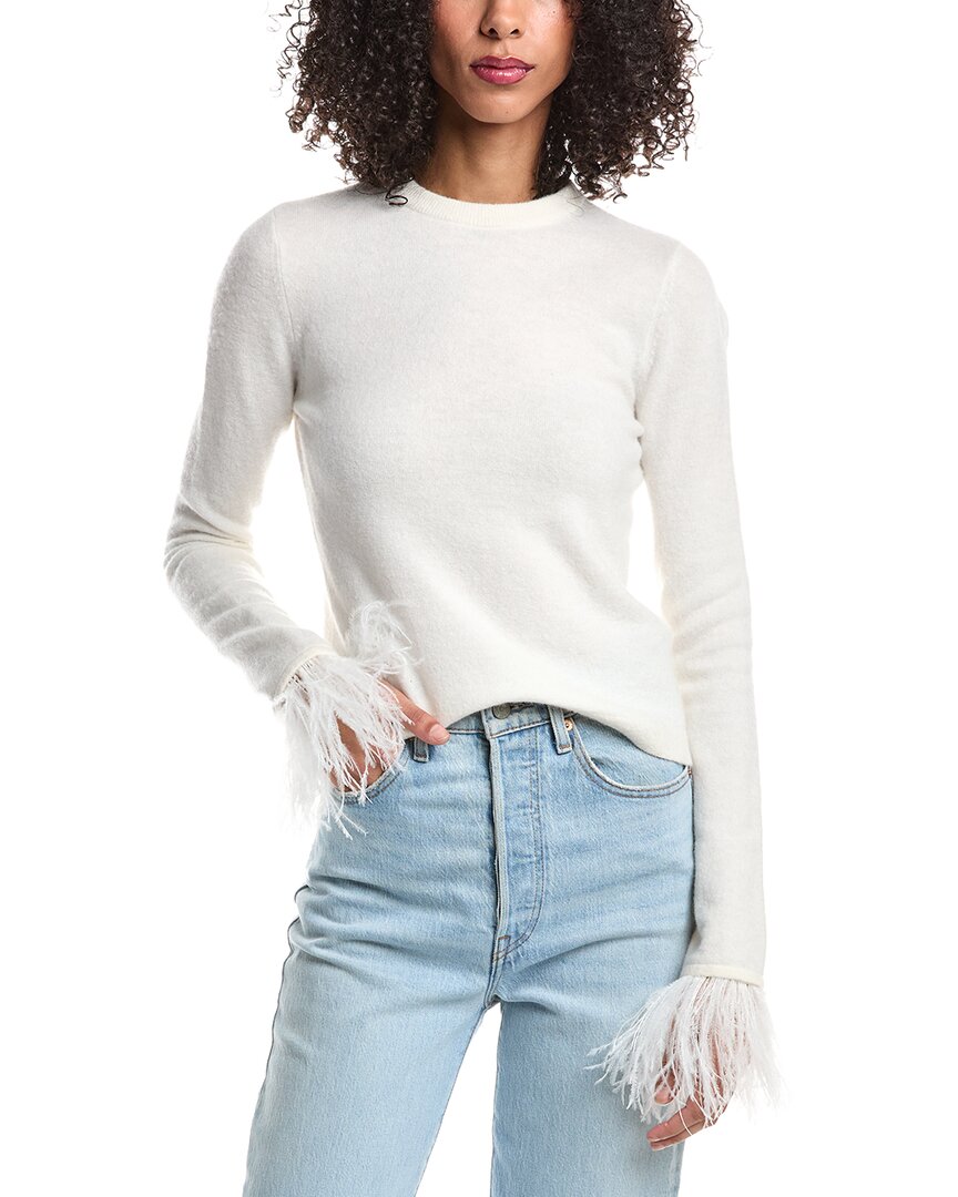 Marella | Womens | Addio Wool-Blend Sweater | White