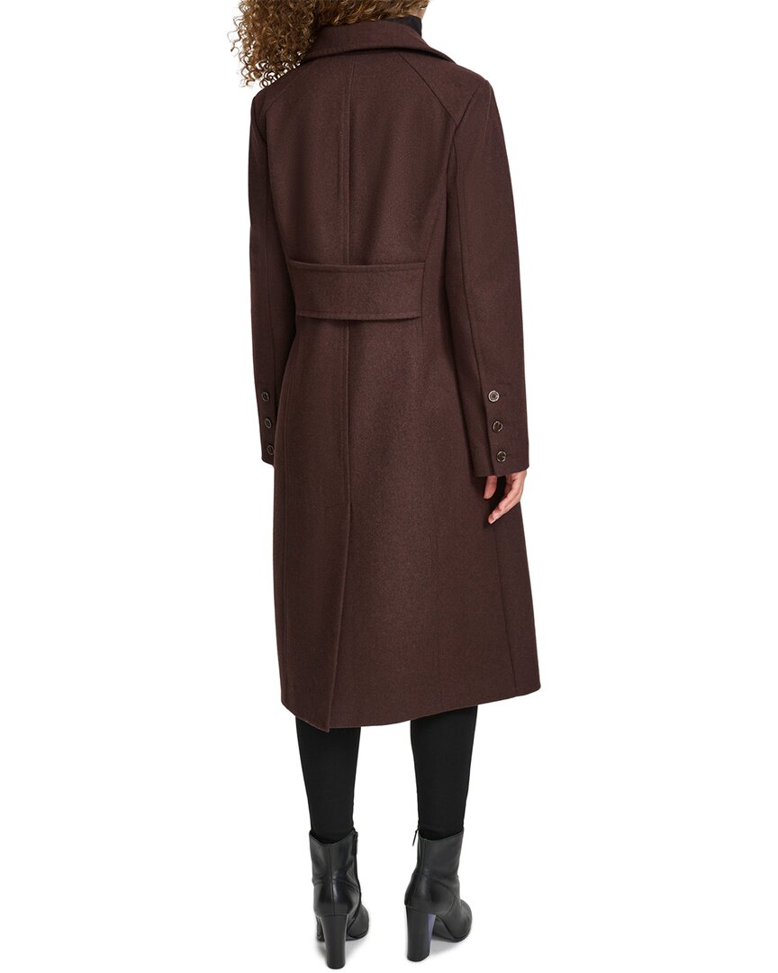 Kenneth Cole | Womens | Wool-Blend Coat | Brown