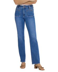 NYDJ | Womens | Marilyn Blue Paradise Straight Leg Jean | Blue