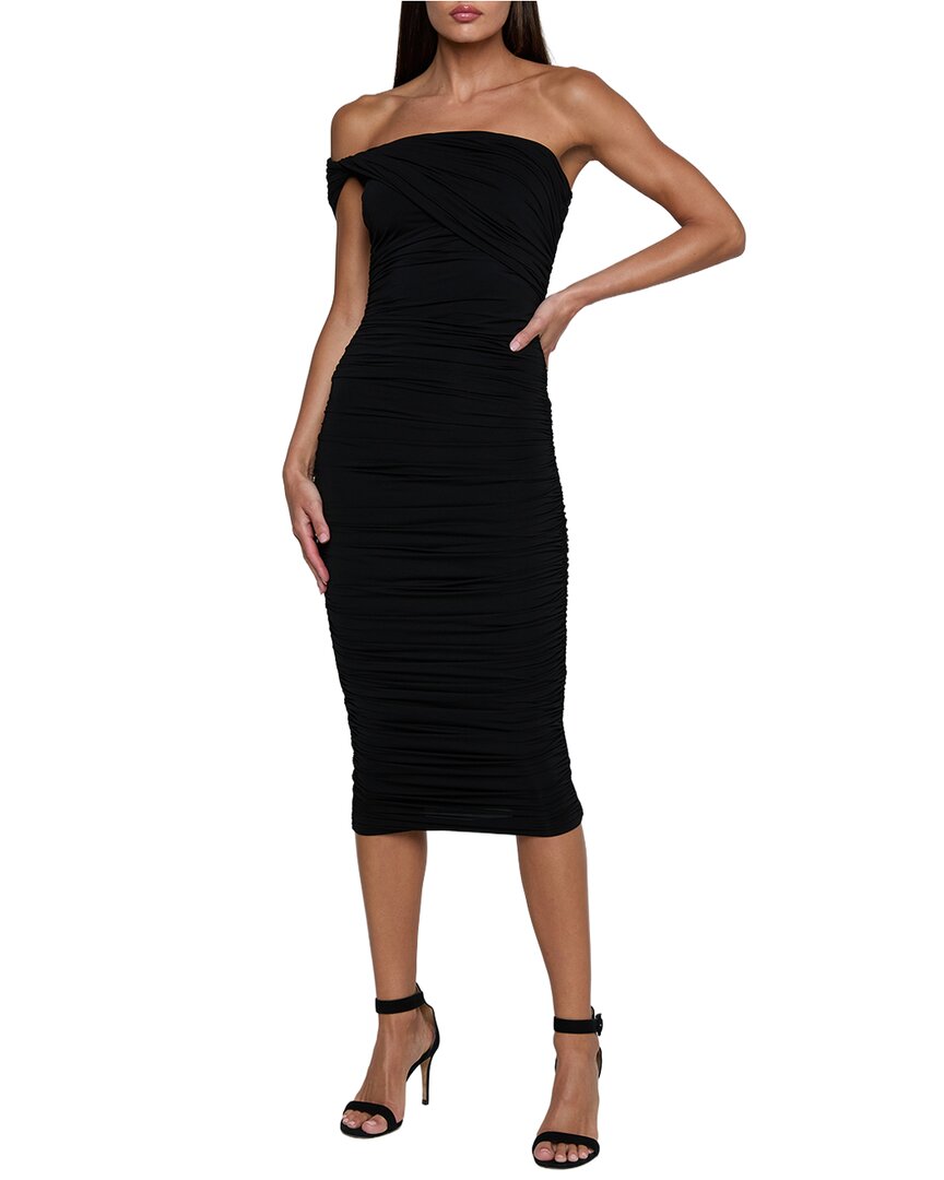L'AGENCE | Womens | Cheryl Midi Dress | Black