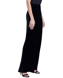 L'AGENCE | Womens | Zeta Silk-Blend Skirt | Black