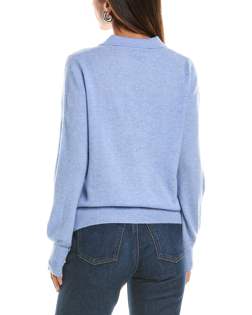 Forte Cashmere | Womens | Split Neck 100% Cashmere Polo Sweater | Peri