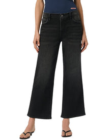 HUDSON Jeans | Womens | Rosalie High-Rise Wide Leg Ankle Jean | Black