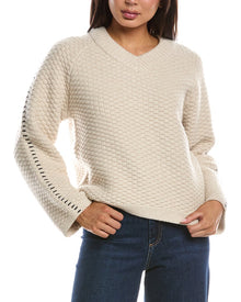 rag & bone | Womens | Norma Wool Sweater | Ivory
