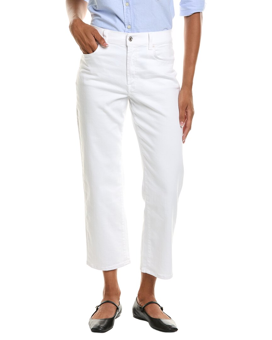 7 For All Mankind | Womens | The Modern Casablanca Straight Jean | White