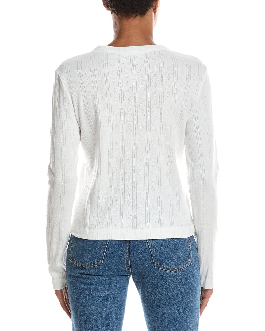 PERFECTWHITETEE | Womens | perfectwhitetee Lila Pointelle Cardigan | White