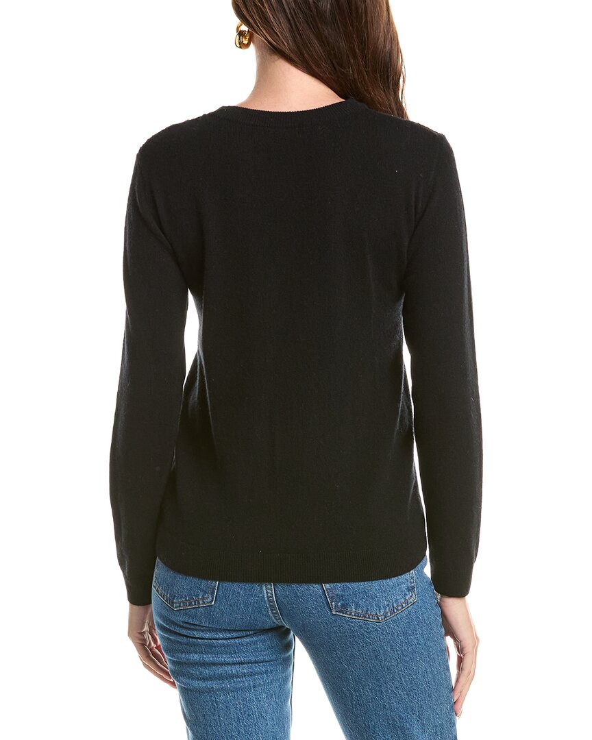 Johnny Was | Womens | The Lace Wool & Cashmere-Blend Sweater | Black