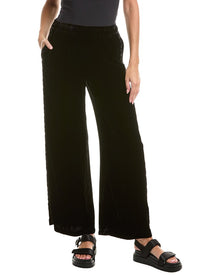 Johnny Was | Womens | Velvet Silk-Blend Pant | Black