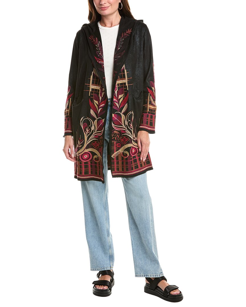 Johnny Was | Womens | Biya Metallic Duster | Black