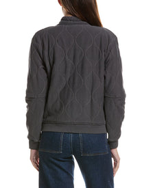 XCVI | Womens | Osment Quilted Bomber Jacket | Red