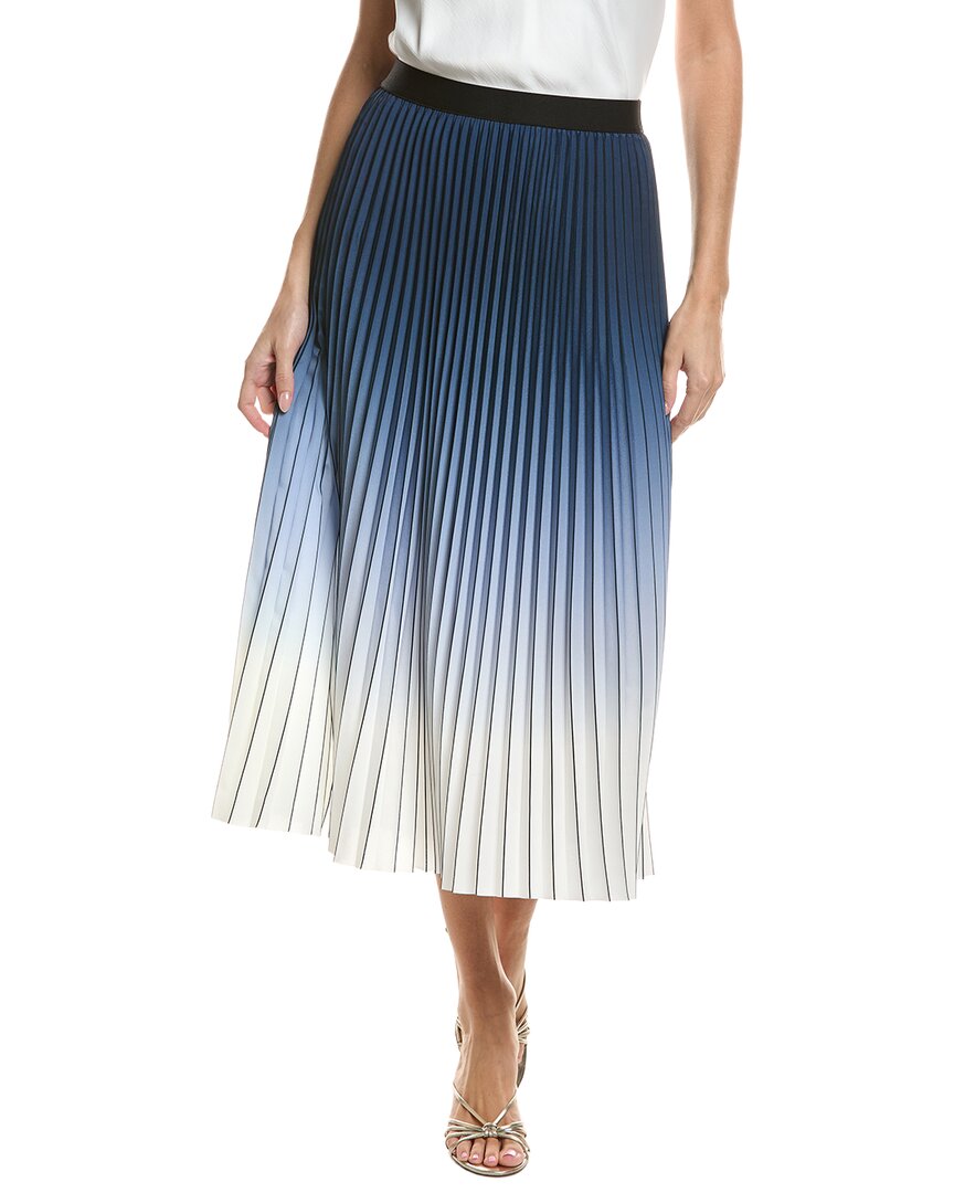 tyler boe | Womens | Cara Hombred Pleated Skirt | Blue