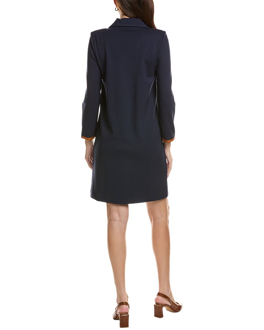 tyler boe | Womens | Helena Ponte Trimmed Dress | Navy