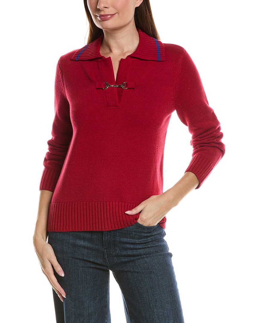 tyler boe | Womens | Tess Horsebit Pullover | Red