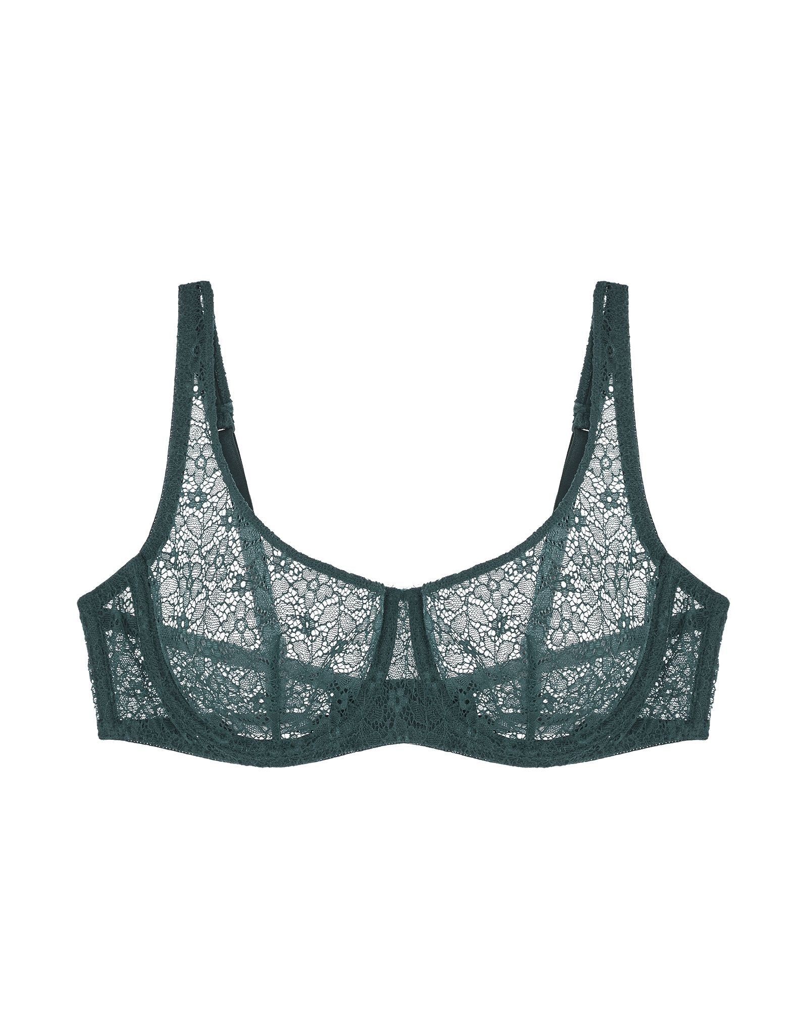 Alix Demi Scoop Bra | Emerald