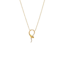 14K Gold Diamond Snake Necklace 14K - Adina's Jewels