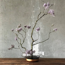 Contour Bowl Copper Base - Wide | Clear Crystal/Copper