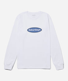 White | Patch Logo LS Tee