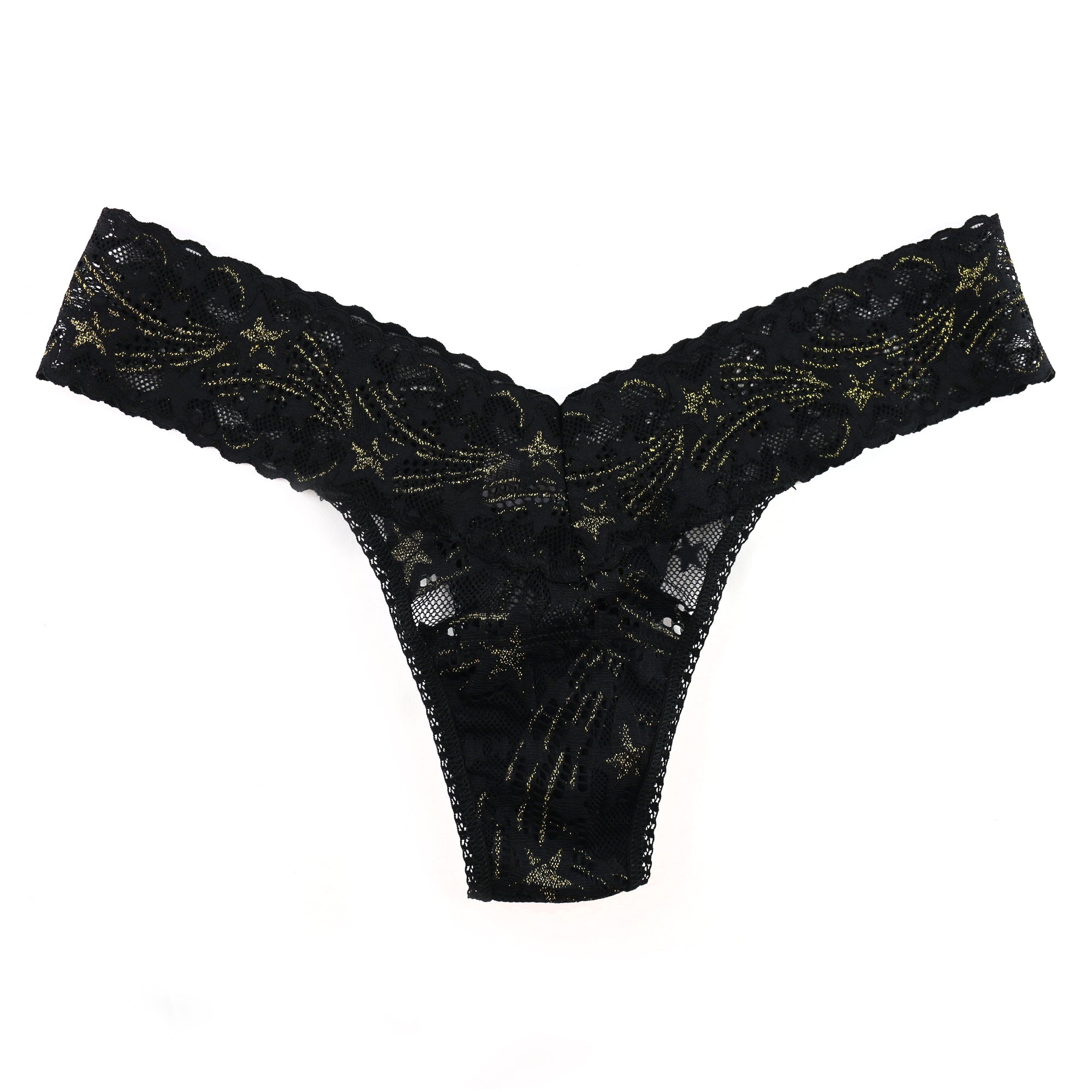 Night Fever Low Rise | Black/Gold