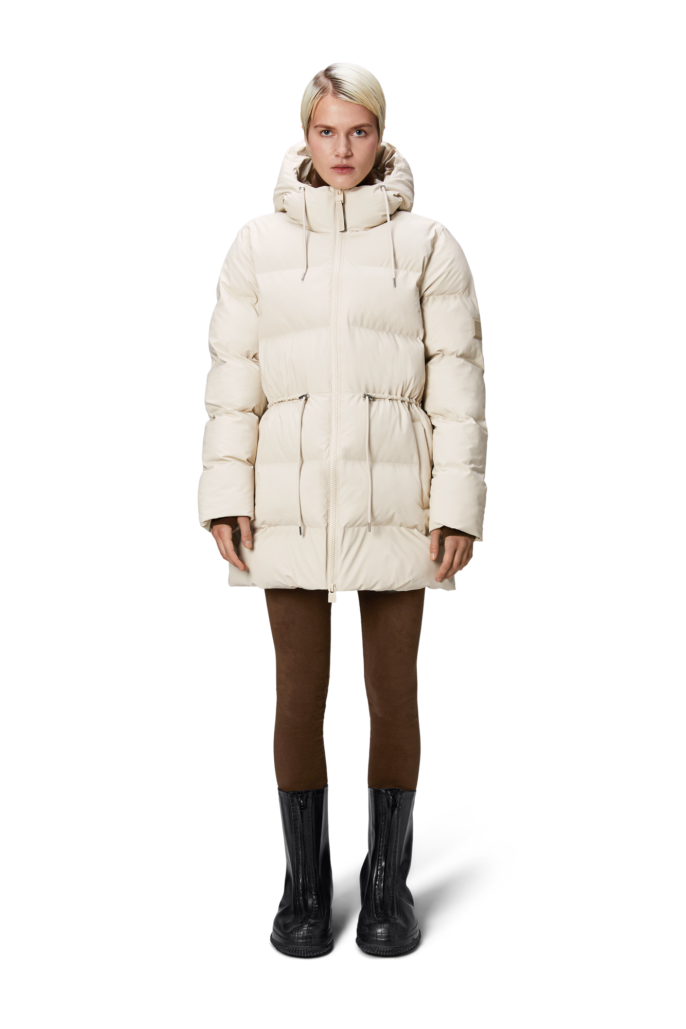 Womens | Alta Long Puffer String W Jacket W3T4 | Dune