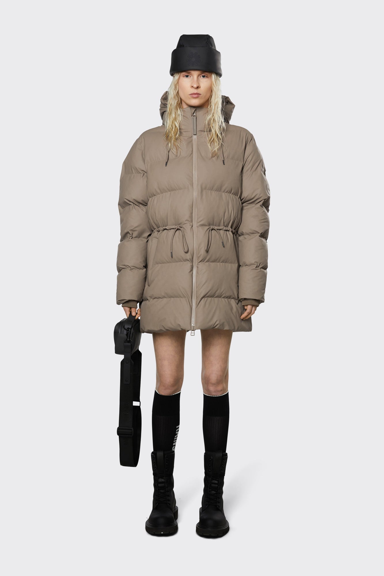 Unisex | Puffer W Jacket | Taupe
