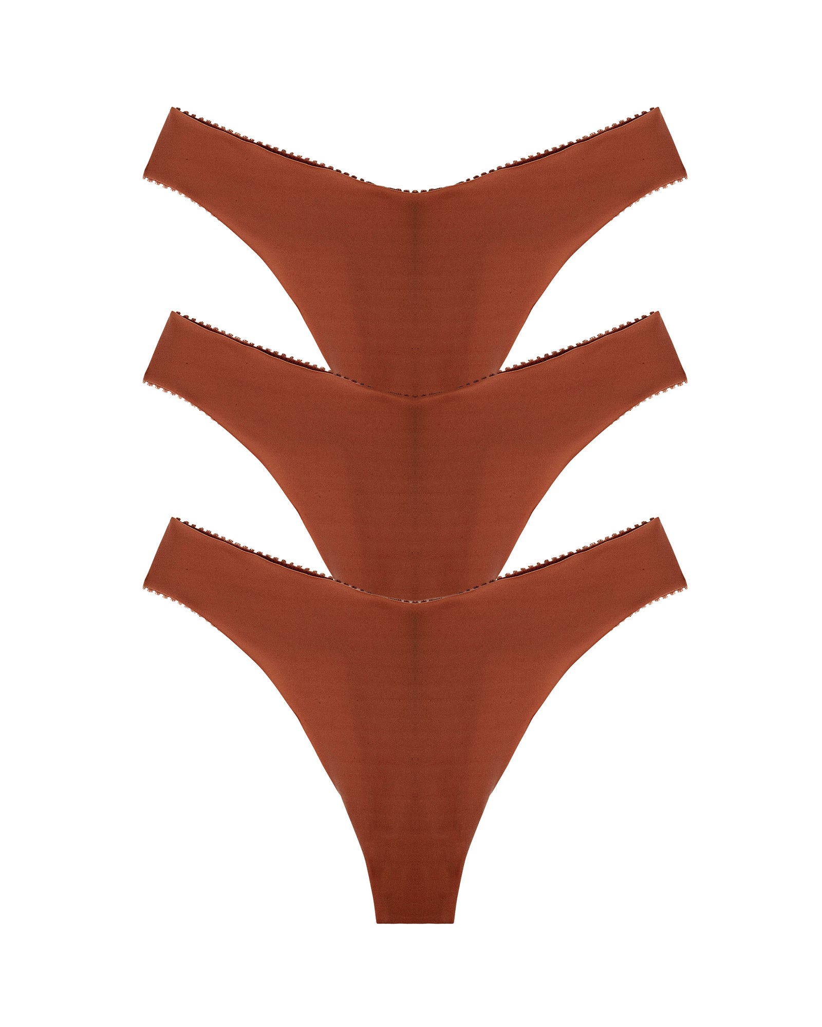 3 Pack | Romy Jolie Thong  | Pecan