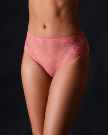 Romy High Waist Brief | Hibiscus