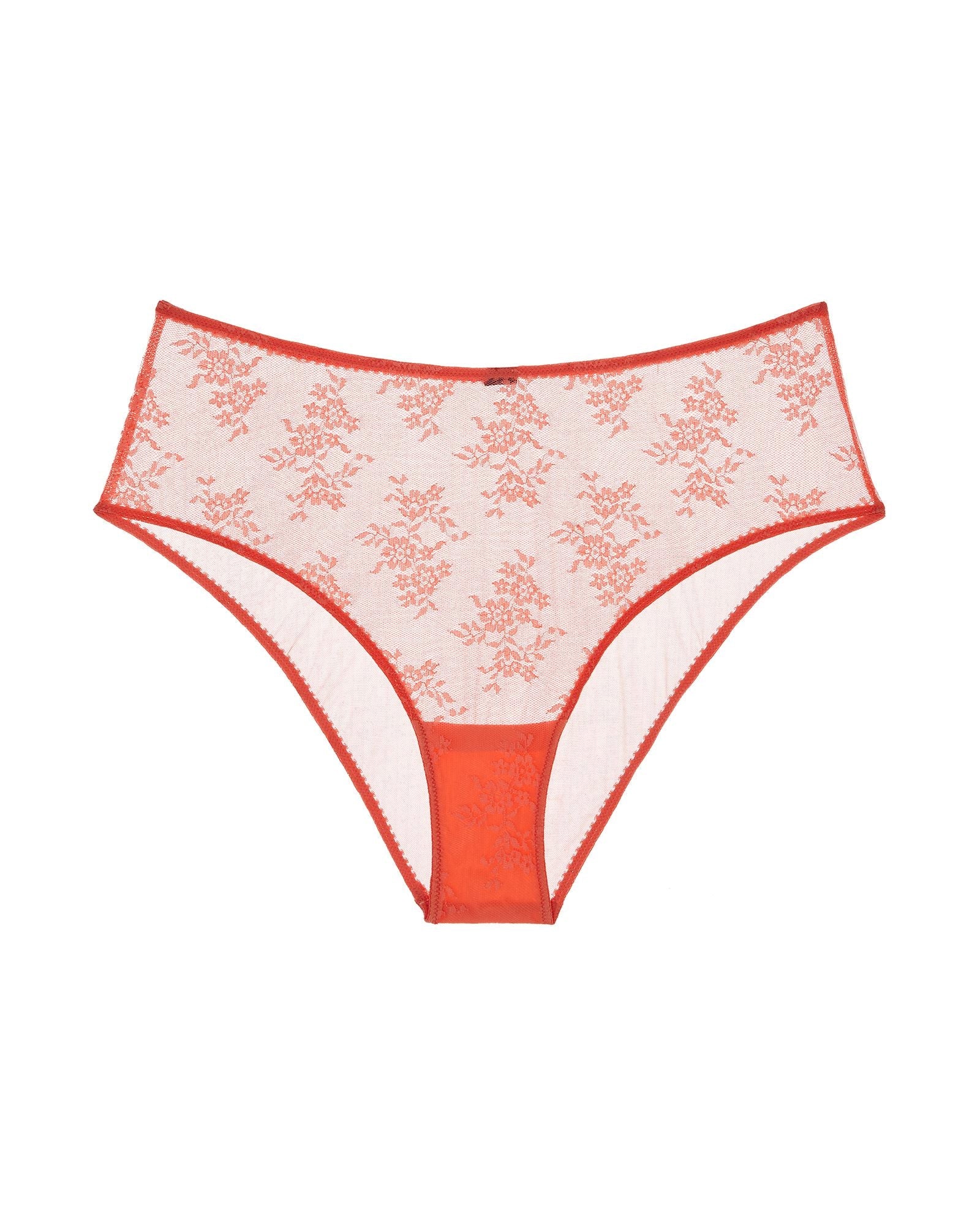 Romy High Waist Brief | Hibiscus