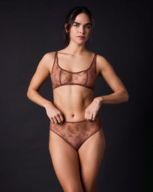 Romy Scoop Bralette | Pecan