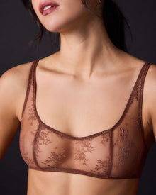Romy Scoop Bralette | Pecan