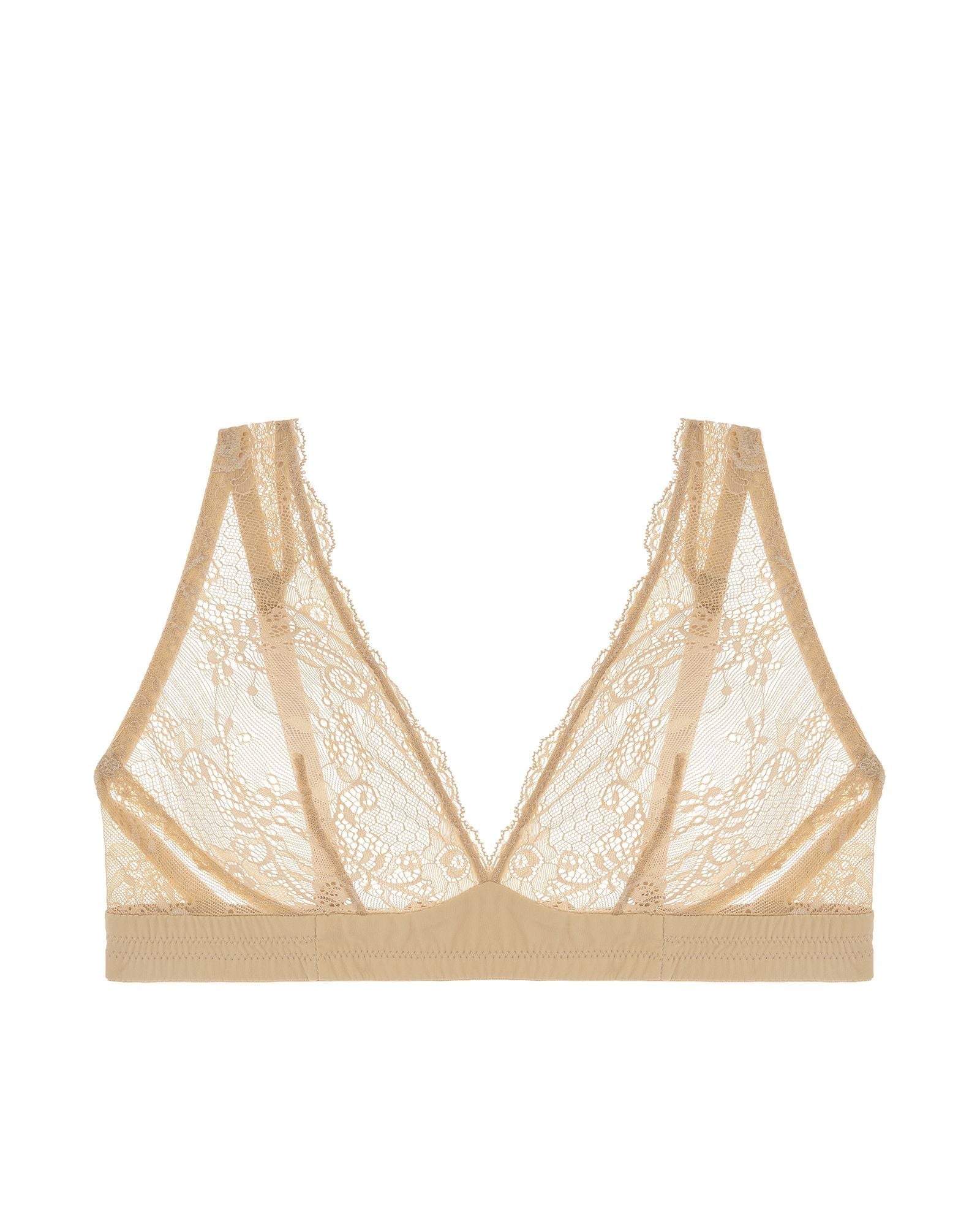 Sapna Plunge Bralette | Naturelle