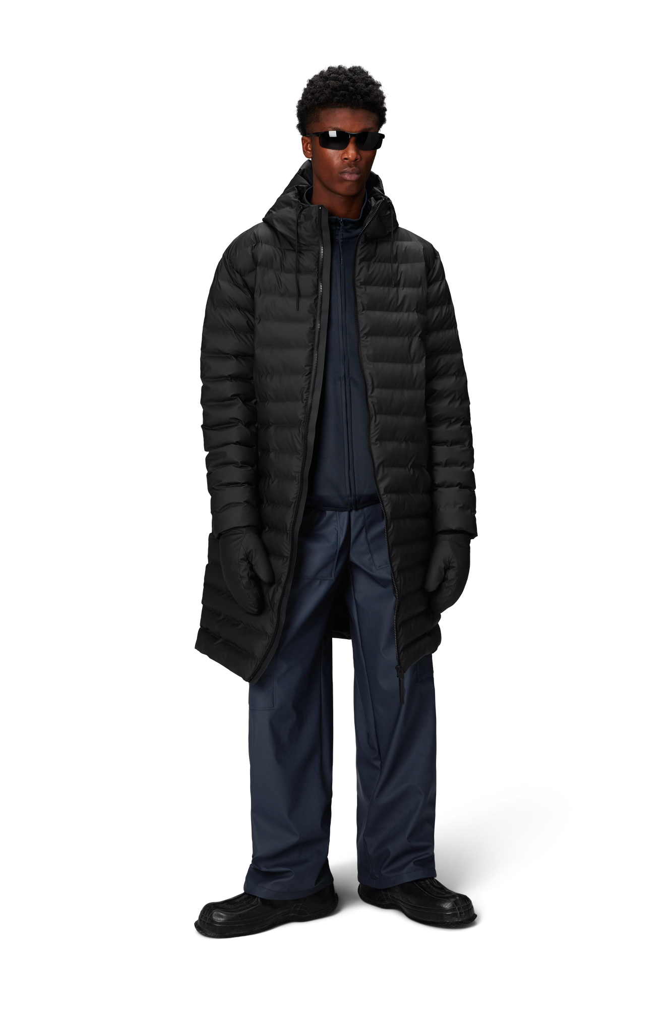 Unisex | Lohja Longer Puffer Jacket | Black