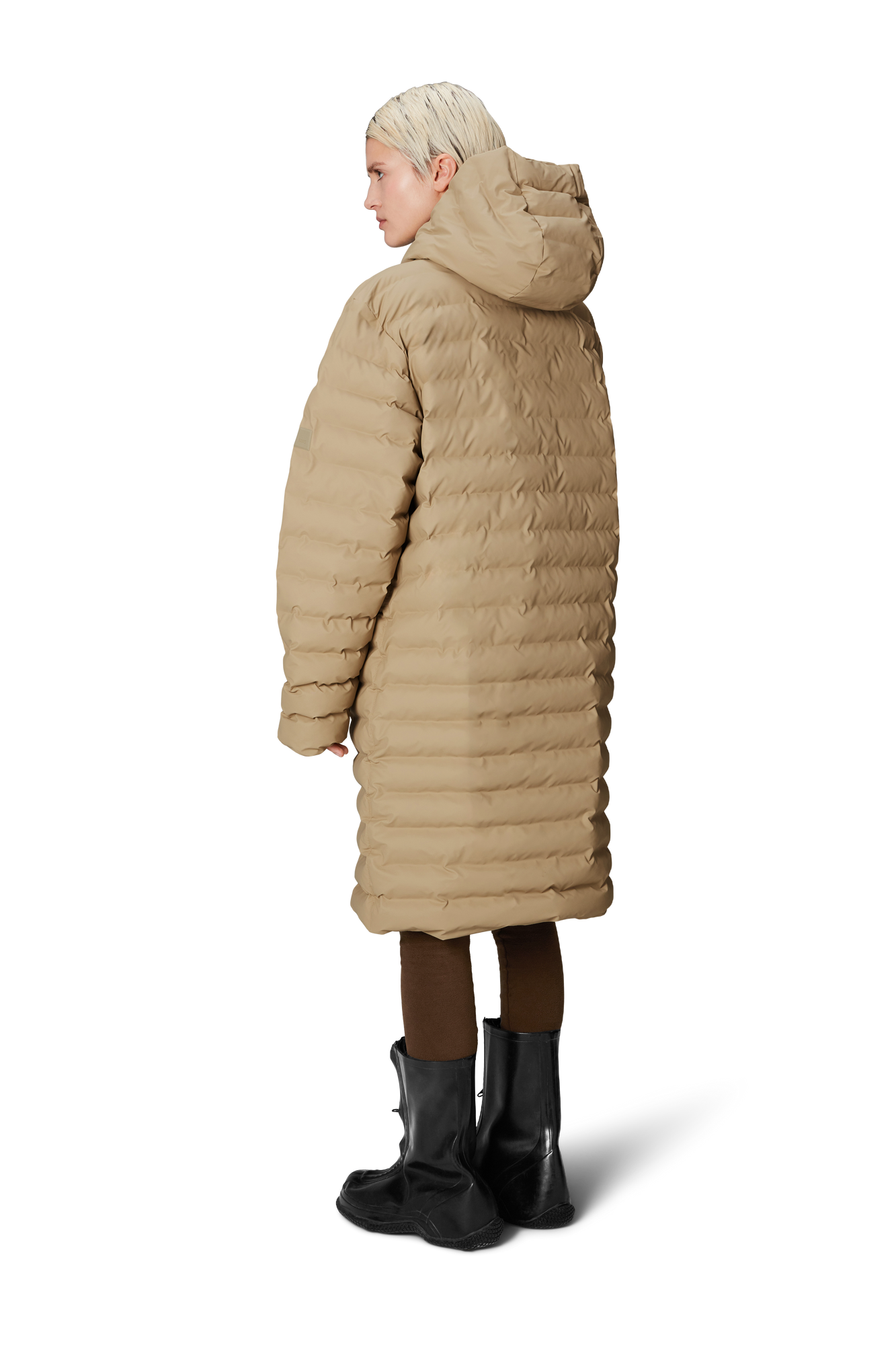 Unisex | Lohja Longer Puffer Jacket | Sand