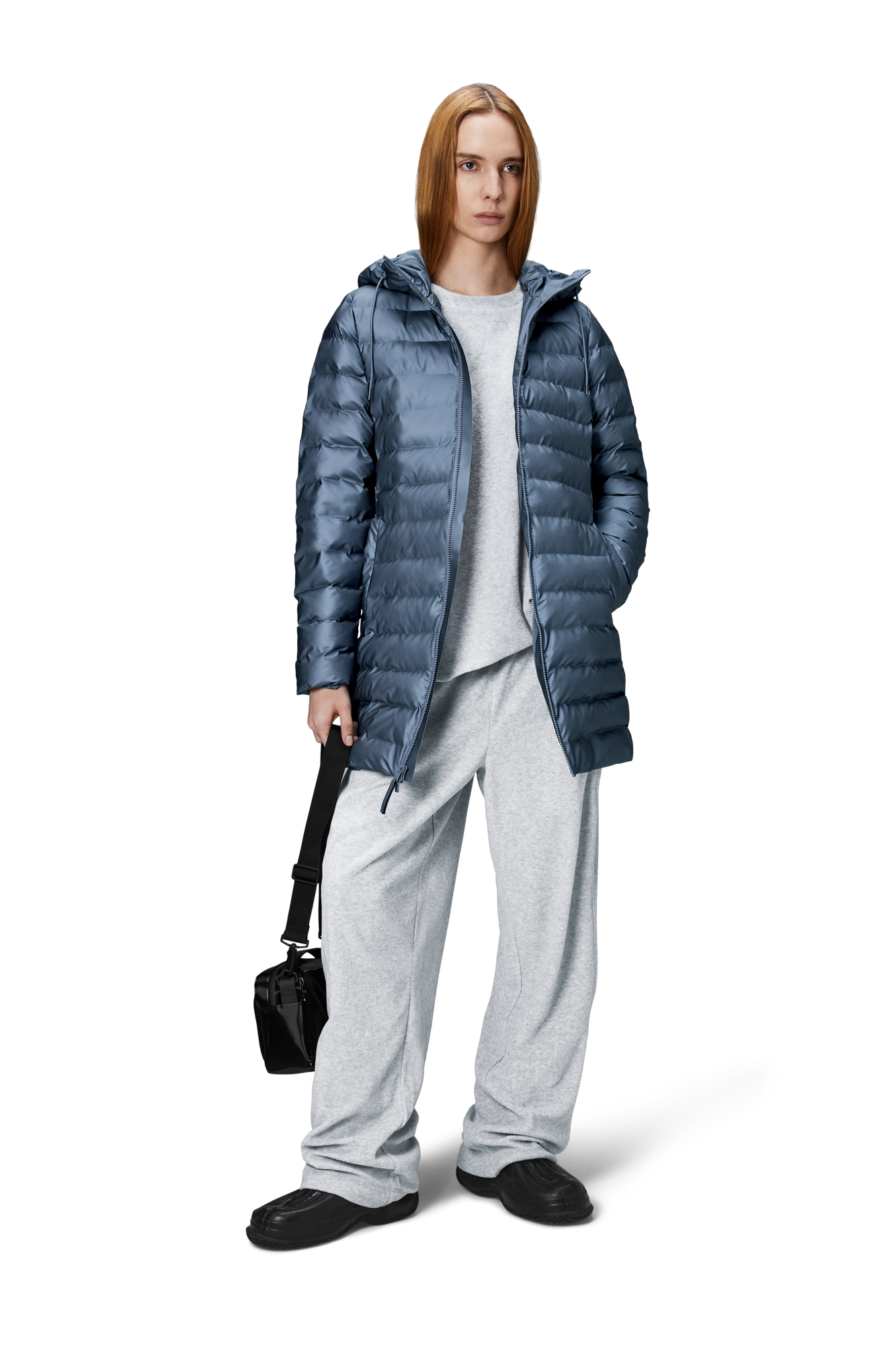 Womens | Lohja Long Puffer Curve Jacket W3T3 | Bay