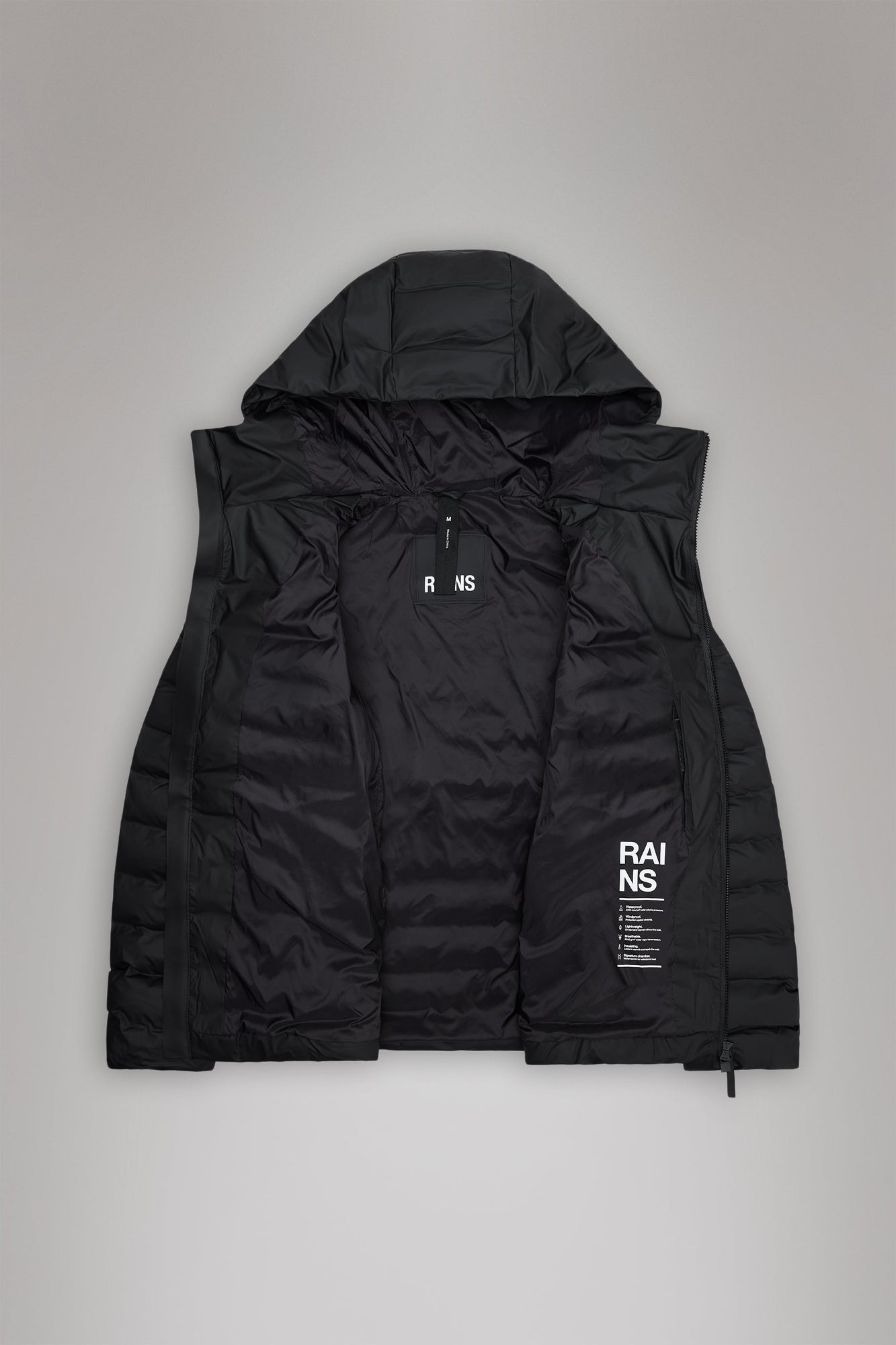 Rains Lohja Puffer Jacket Black Jacket