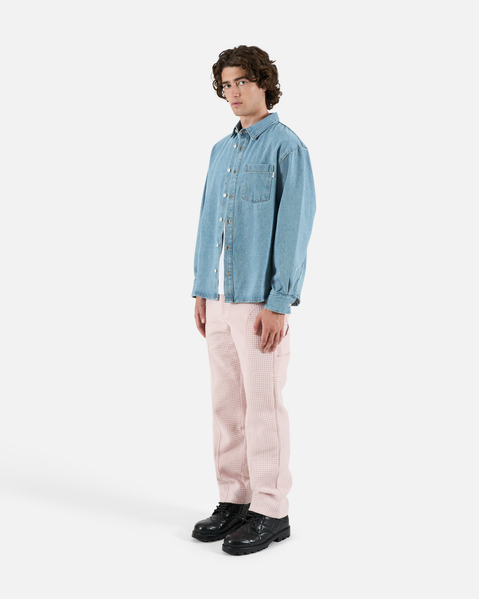 Woven Carpenter Pants | Light Lilac