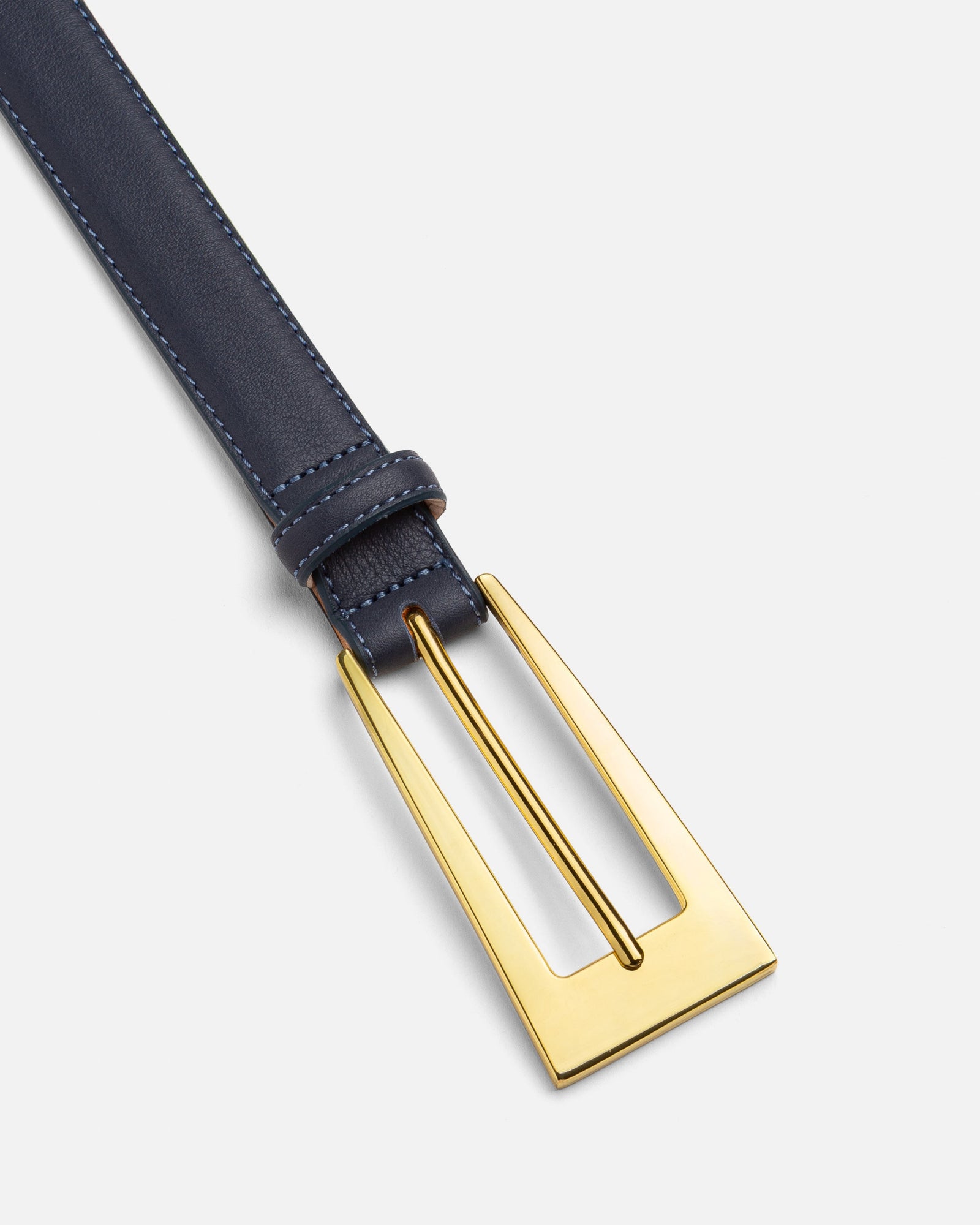 No. 10 Belt | Navy/Gold