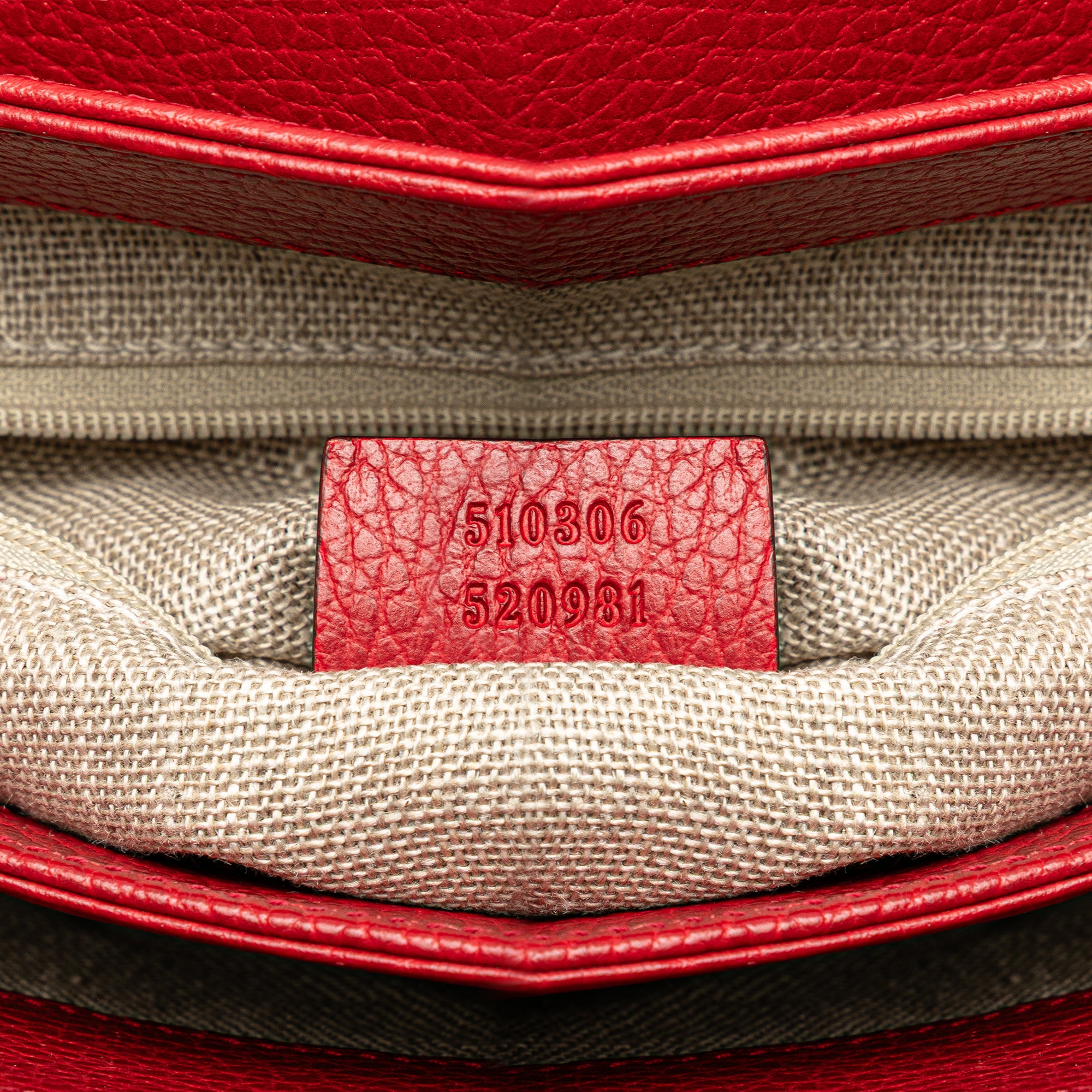 Gucci | Pre-Owned Medium Dollar Calf Interlocking G Satchel | Red