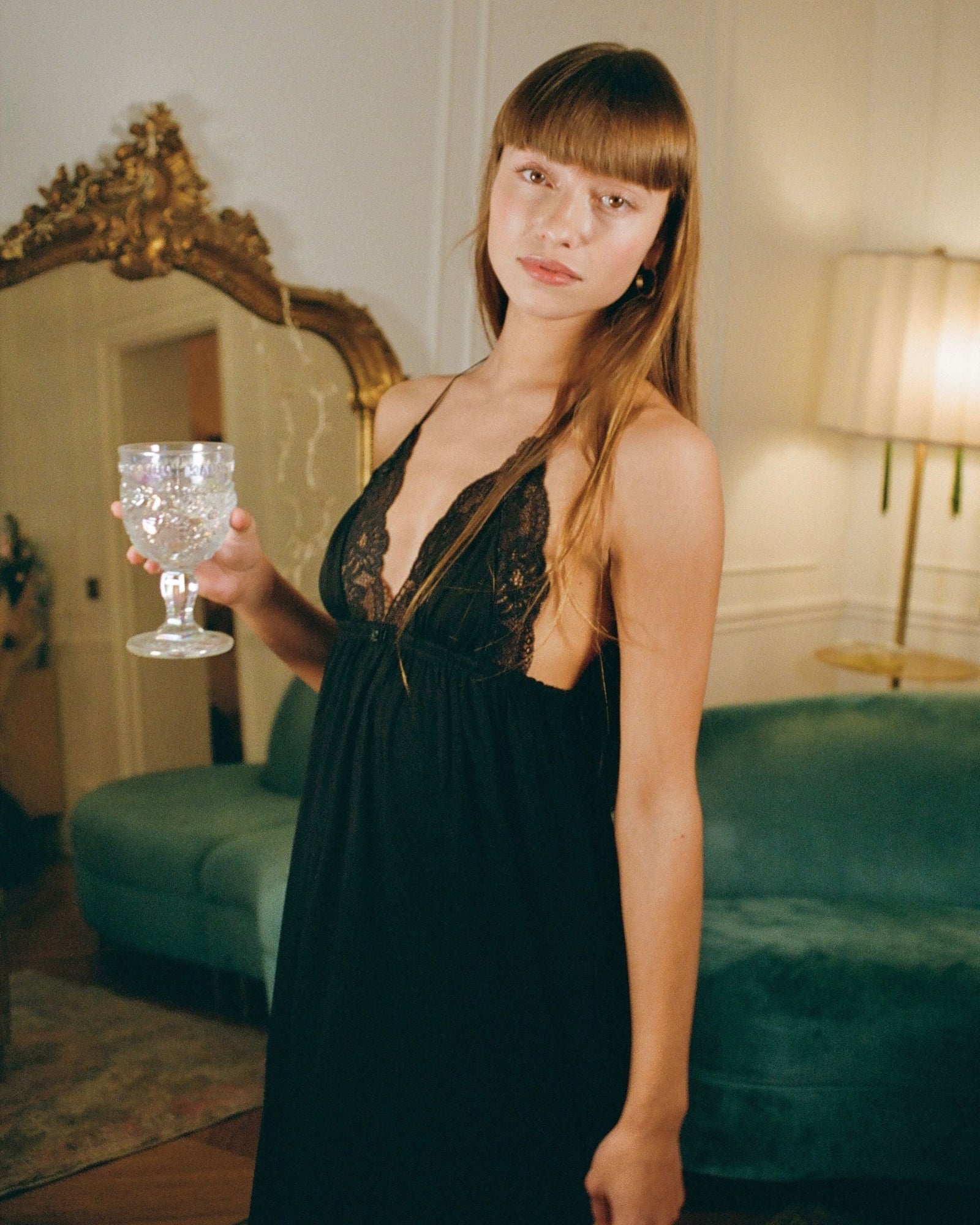 Emma Long Chemise | Noir