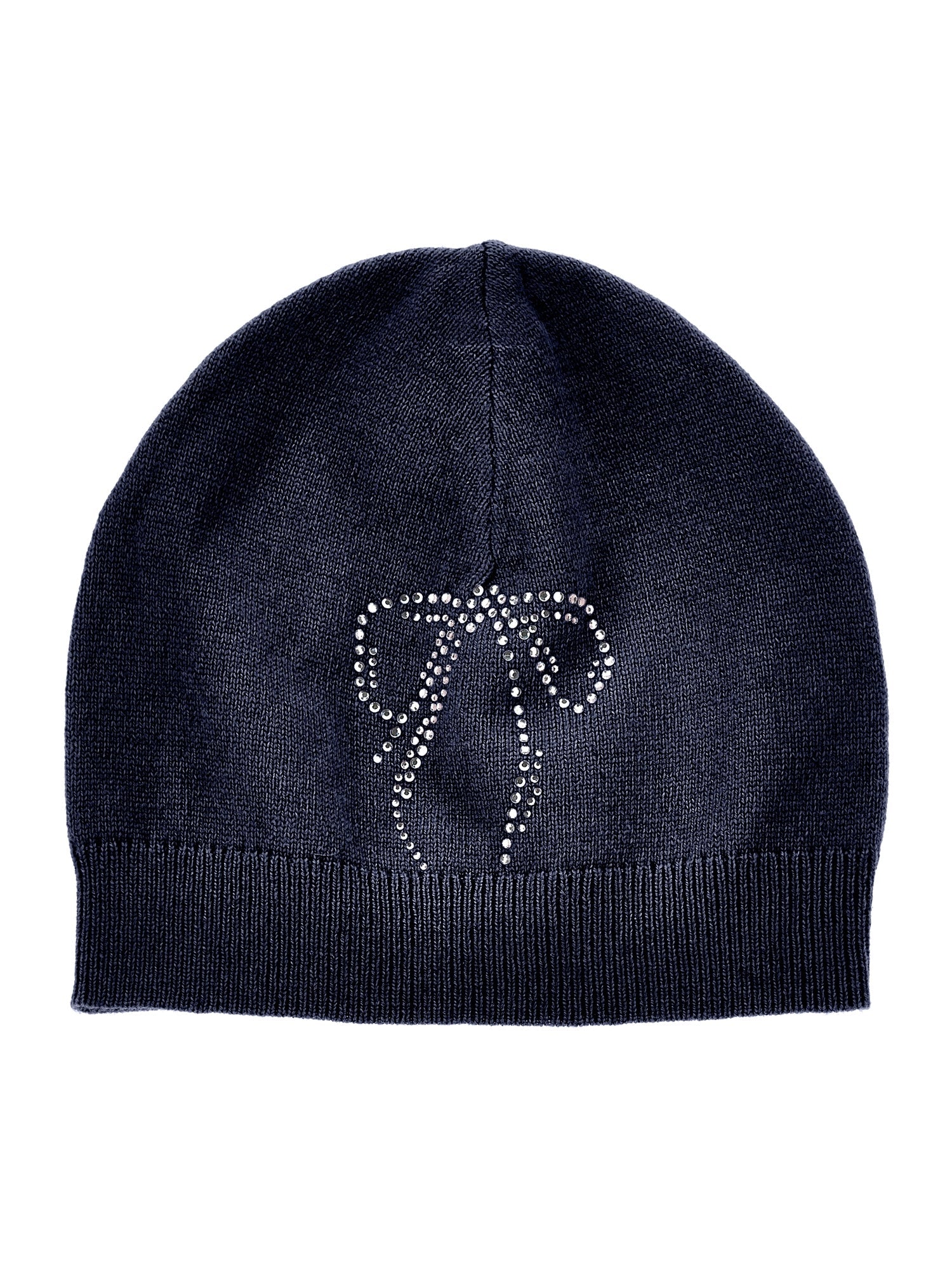 Girls | Knitted Hat With Rhinestones | Ocean